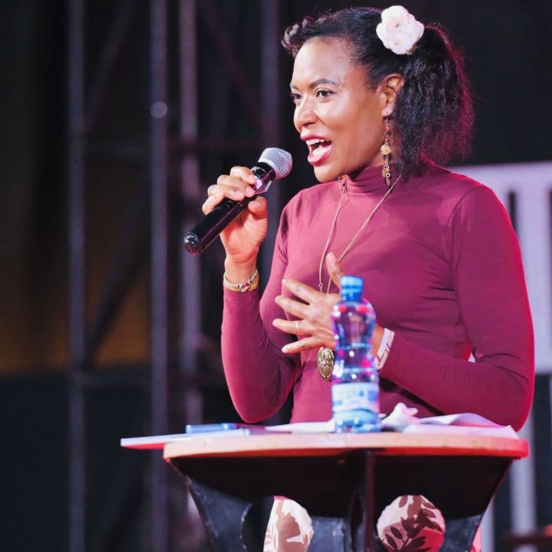 Dr. Esther Dindi speaking